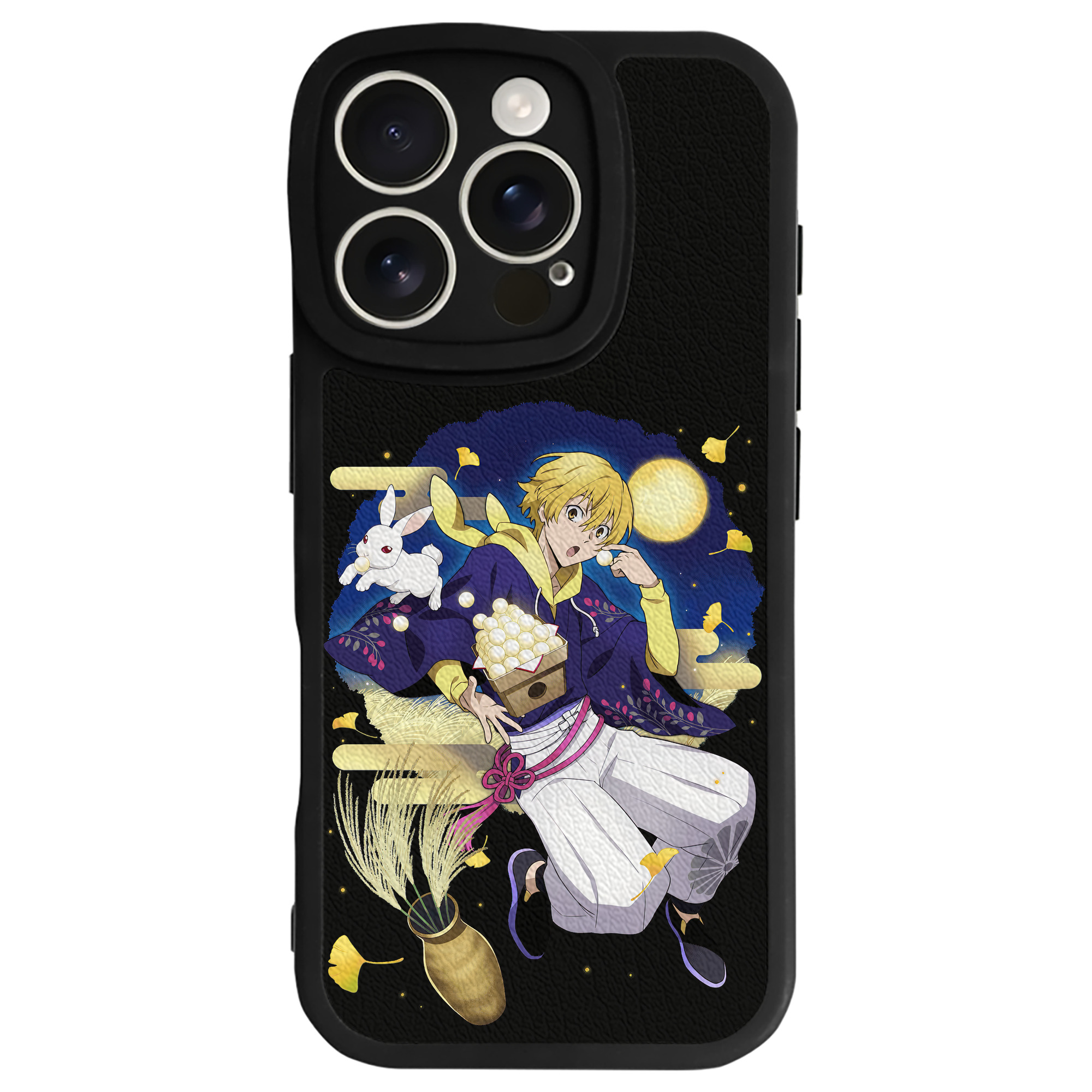 （画像用） 文豪ストレイドッグス Bungo Stray Dogs 【iPhone 16シリーズ対応】シリコンスマホケース（レザー調） 材質：シリコン